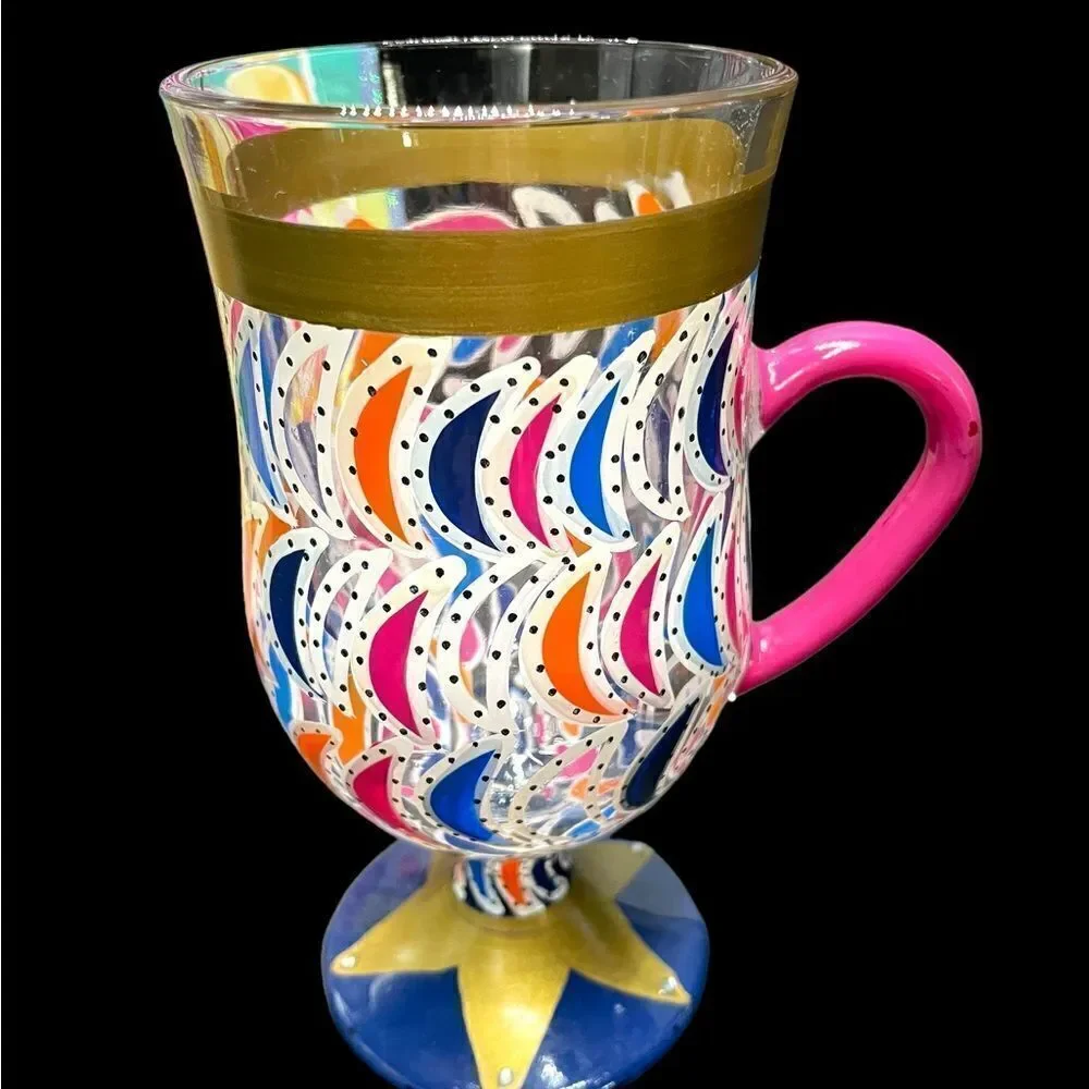 LOLITA - “Casbah” Hot Beverage Coffee Mug l Hand Painted  Collectible l  EUC